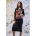 Embroidered Costume "Fairy World" Black